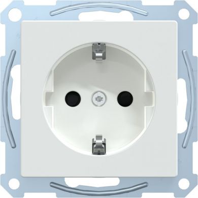 Schneider Electric Socket outlet, white, antibacterial, with child protection Merten SystM MTN2300-0325 | Elektrika.lv