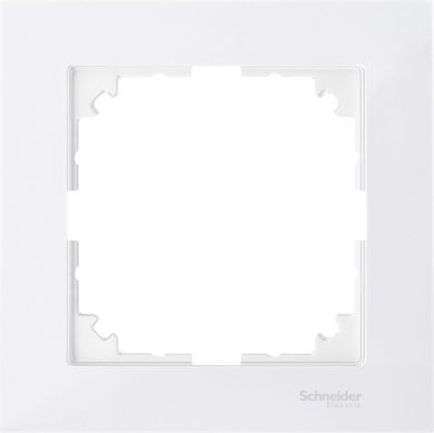 Schneider Electric Single frame, white Merten SystM M-Pure MTN4010-3619 | Elektrika.lv