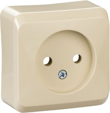Schneider Electric Single socket outlet without earth 16A beige PRIMA WDE001100 | Elektrika.lv
