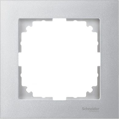 Schneider Electric Rāmis 1-vietīgs, alumīnijs Merten SystM M-Pure MTN4010-3660 | Elektrika.lv