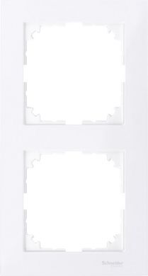 Schneider Electric Double frame, white, antibacterial M-Pure SystM MTN4020-3625 | Elektrika.lv