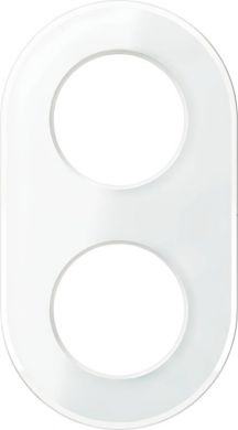 Schneider Electric Rāmis 2-vietīgs, balts stikls, Renova WDE011407 | Elektrika.lv