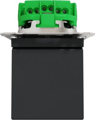 Schneider Electric Розетка с крышкой, черная, Exxact WDE003177 | Elektrika.lv