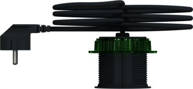 Schneider Electric 1-местная розетка в стол с USB, антрацит Unica system+ INS44005 | Elektrika.lv