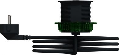 Schneider Electric Galda kontaktligzda, 1-vietīga, ar USB, antracīts Unica system+ INS44005 | Elektrika.lv