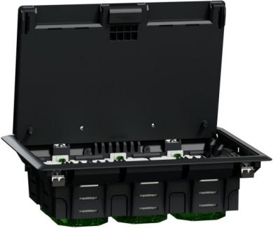 Schneider Electric Floorbox L, 6mod, Plastic, IP20 Unica system+ INS52122 | Elektrika.lv