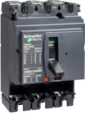 Schneider Electric Automātslēdzis 250A 3P bez atvien. NSX250B LV431390 | Elektrika.lv
