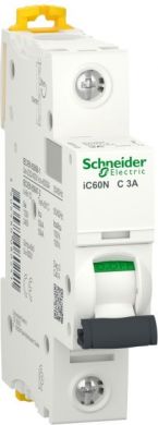 Schneider Electric iC60N 1P 3A C Miniature Circuit Breaker Acti 9 A9F74103 | Elektrika.lv