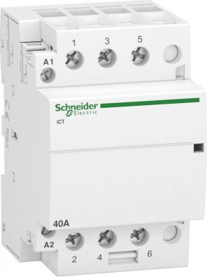 Schneider Electric iCT40A Contactor 3NO 220/240Vac 50HZ Acti9 A9C20843 | Elektrika.lv