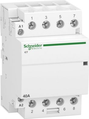 Schneider Electric iCT40A Модульный контактор 4NO 40A 230VAC Acti9 Lite и Acti9 A9C20844 | Elektrika.lv