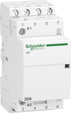 Schneider Electric iCT 20A 4NO 220...240V 50Hz kontaktors Acti9 A9C22824 | Elektrika.lv