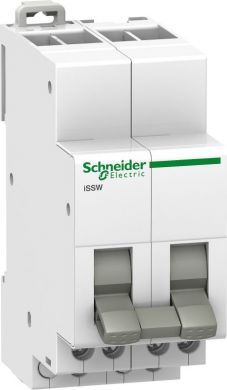 Schneider Electric iSSW Slēdzis 3-pozīciju 2P 20A I-0-II 2C/0 250VAC A9E18074 | Elektrika.lv