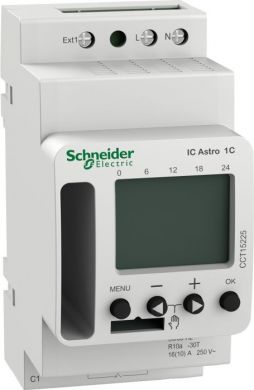 Schneider Electric Programmējams krēslas slēdzis Acti9 IC Astro 1C SMART CCT15225 | Elektrika.lv