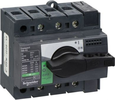 Schneider Electric Выключатель-разъединитель Compact INS63 - 3 полюса - 63 A 28902 | Elektrika.lv