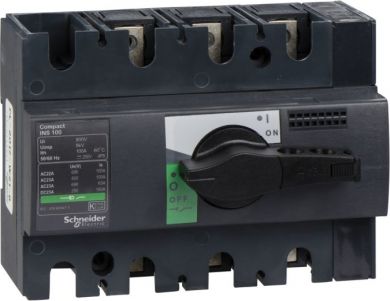 Schneider Electric INS100 Выключатель-разъединитель Compact INS100 3P 100A 28908 | Elektrika.lv