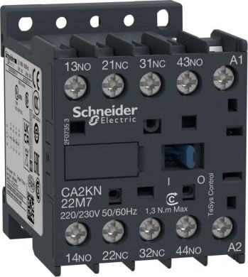 Schneider Electric Control relay 4P (2NO+2NC) 690V, 230V AC 10A, TeSys K CA2KN22P7 | Elektrika.lv