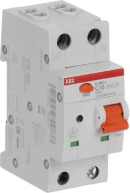 ABB S-ARC1 1P+N C 10A 6kA Arc fault detection device (AFDD) w integrated Miniature Circuit Breaker (MCB) 2CSA255901R9104 | Elektrika.lv