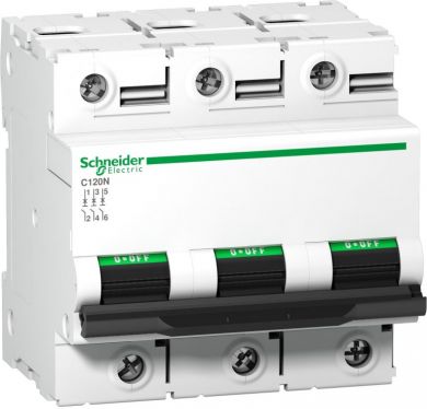 Schneider Electric C120N 3P 125A C 10kA MCB for circuit protection Acti9 A9N18369 | Elektrika.lv