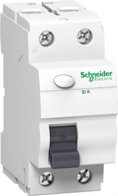 Schneider Electric ID K 2P 40A 30mA A Noplūdes strāvas slēdzis Acti9 A9Z01240 | Elektrika.lv