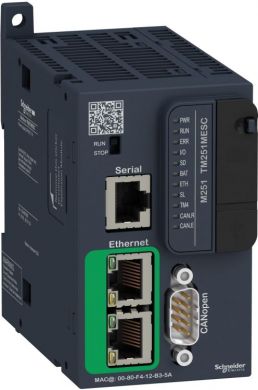 Schneider Electric Controller M251 Ethernet CAN. range of product: Modicon M251 - product or component type: logic controller. TM251MESC | Elektrika.lv