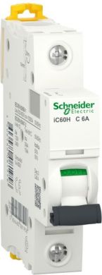 Schneider Electric iC60H 1P 6A C Miniature Circuit Breaker Acti9 A9F84106 | Elektrika.lv