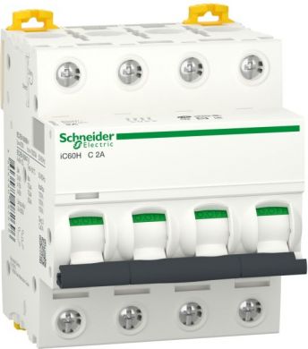 Schneider Electric iC60H 4P 2A C Automātslēdzis Acti9 A9F84402 | Elektrika.lv