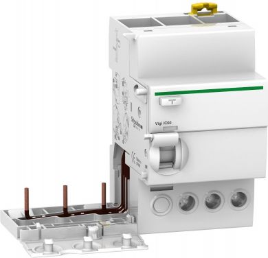 Schneider Electric Vigi iC60 - earth leakage add-on block - 3P - 25A - 500mA - AC type A9V16325 | Elektrika.lv