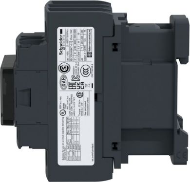 Schneider Electric TeSys D contactor, 3p(3 NO), AC-3, <= 440 V 32A, 24 V AC coil. range: TeSys - product or component type: contactor - device short name: LC1D - contactor application: motor control, resistive load - utilisation category: AC-1, AC-3 - poles description LC1D32B7 | Elektrika.lv