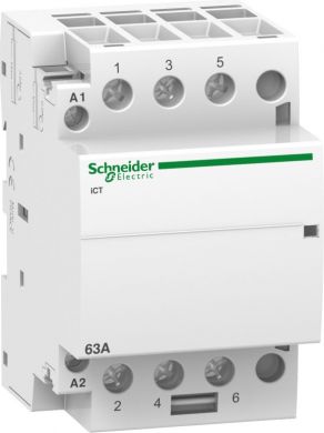 Schneider Electric iCT63A Moduļu kontaktors 3NO 63A 220/240VAC 60Hz Acti9 A9C20663 | Elektrika.lv
