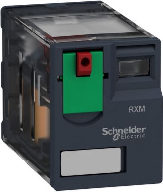 Schneider Electric Miniature Plug-in relay, Zelio RXM 2 C/O 230 V AC 12A. range of product: Zelio Relay - series name: Miniature - product or component type: plug-in relay - device short name: RXM - contacts type and composition: 2 C/O - status LED: without - control t RXM2AB1P7 | Elektrika.lv