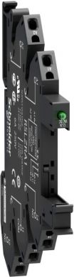 Schneider Electric Spring socket equipped with LED and protection circuit, 12-24 V. range of product: Zelio Relay - product or component type: socket - contact terminal arrangement: separate - product compatibility: plug-in relay, RSL, 1 C/O, control circuit12 V DC, pl RSLZRA1 | Elektrika.lv
