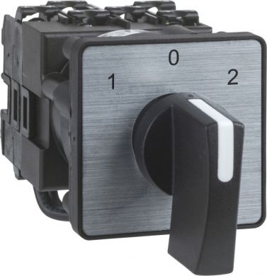 Schneider Electric Cam changeover switch, 3-pole, 45°, 20A, screw mounting. range of product: Harmony K - component name: K2 - [Ith] conventional free air thermal current: 20 A - product mounting: front mounting - rotary handle padlocking: without - cam switch function K2F003ULH | Elektrika.lv