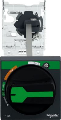 Schneider Electric TeSys GV2, rotary handle kit, IP54, black, for GV2L &amp; GV2p. range: TeSys - device short name: GV2AP - product or component type: rotary handle kit - accessory / separate part category: control accessory - rotary handle padlocking: padlock in OFF GV2APN01 | Elektrika.lv
