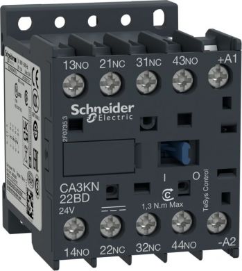 Schneider Electric Relejs 2NO+2NC 220VDC 10A  TeSys K CA3KN22MD | Elektrika.lv