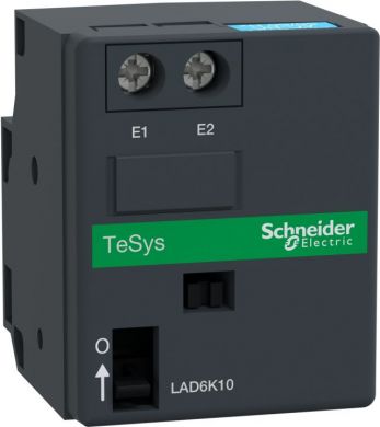Schneider Electric Auxiliary latch block TeSys, 24 V DC/AC 50...60 Hz. range: TeSys - product or component type: mechanical latch block - product compatibility: LC1D09...D38, LC1D40A...D65A, LC1DT20...DT40, LC1DT60A...DT80A, TeSys D control relays - control circuit vol LAD6K10B | Elektrika.lv