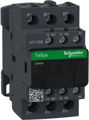 Schneider Electric Tesys D contactor AC3 25A coil 220VAC LC1D25M7 | Elektrika.lv