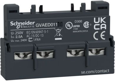 Schneider Electric Papildkontakts NO (fault)  + NC GVAED011 | Elektrika.lv