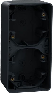 Schneider Electric Mureva Styl - surface mounted box - 2 gangs vertical- grey MUR37912 | Elektrika.lv