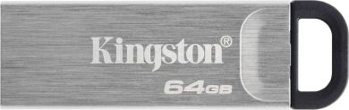 Kingston USB flash drive DataTraveler Kyson 64GB, USB 3.2 Gen1, silver DTKN/64GB | Elektrika.lv