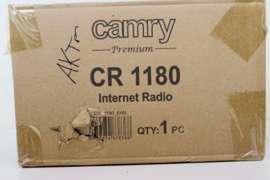 Camry SALE OUT. Camry CR 1180 Internet radio, Black | CR 1180 | Internet radio | AUX in | Black | DAMAGED PACKAGING | Alarm function | Camry | CR 1180 | Internet radio | AUX in | Black | DAMAGED PACKAGING | Alarm function CR 1180SO