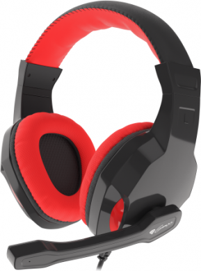 Genesis GENESIS ARGON 110 Gaming Headset, On-Ear, Wired, Microphone, Black/Red | Genesis | ARGON 110 | Wired | On-Ear NSG-1437