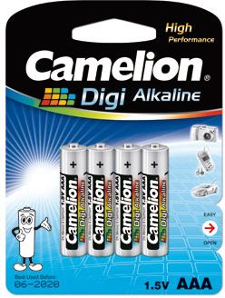Camelion Baterijas LR03-BP4DG AAA/LR03, Digi Alkaline, 4 gab. 11210403 | Elektrika.lv