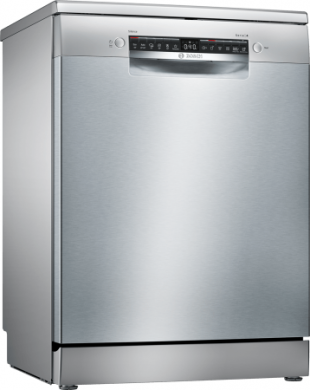 BOSCH Free standing | Dishwasher | SMS4HVI33E | Width 60 cm | Number of place settings 13 | Number of programs 6 | Energy efficiency class D | Display | AquaStop function | Silver SMS4HVI33E