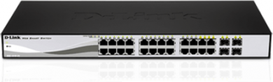 D-Link 16x10/100/1000Base-T porti, 4 Gigabit MiniGBIC (SFP) porti, Tīkla komutators (switch) DGS-1210-20 | Elektrika.lv