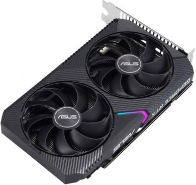 Asus Graphics Card ASUS NVIDIA GeForce RTX 3050 8 GB GDDR6 128 bit PCIE 4.0 16x Dual Slot Fansink 1xDVI-D 1xHDMI 1xDisplayPort DUAL-RTX3050-O8G-V2 DUAL-RTX3050-O8G-V2 | Elektrika.lv