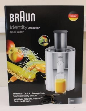 Braun SALE OUT. | J 500 Multiquick 5 | Type Juicer | White | 900 W | Number of speeds 2 | DAMAGED PACKAGING J500 WHITESO