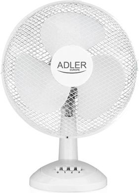 ADLER AD 7303 lauaventilaator, 3 kiirust, 80 W, läbimõõt 30 cm, valge AD 7303 | Elektrika.lv