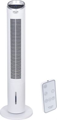 ADLER Tower fan AD 7855, Air Cooler, 3 speeds, 60 W, Diameter 30 cm, White AD 7855 | Elektrika.lv