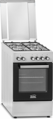 SIMFER Simfer Cooker 5405SERGG Hob type Gas, Oven type Electric, Stainless steel, Width 50 cm, Electronic ignition, 43 L, Depth 60 cm 5405SERGG | Elektrika.lv