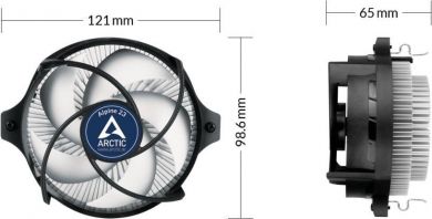  CPU COOLER SAM5/SAM4/ALPINE 23 ACALP00035A ARCTIC ACALP00035A | Elektrika.lv